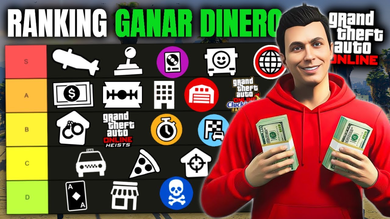 Ranking de Cada Forma para Ganar Dinero en GTA Online | De la Peor a la Mejor que Existe