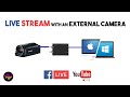 Live Streaming with the AJA U-Tap, PC or MAC, Facebook or Youtube