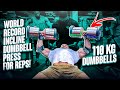 WORLD RECORD INCLINE DUMBBELL PRESS FOR REPS!