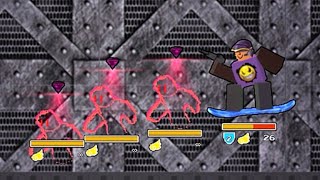 Block Tales Battle Simulator x Demo 6 Concept - Saboteur Boss (Both Encounters) (Roblox)