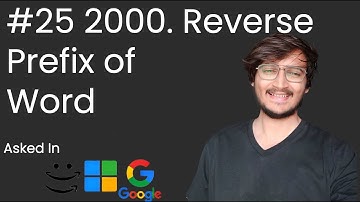 2000. Reverse Prefix of Word || LeetCode