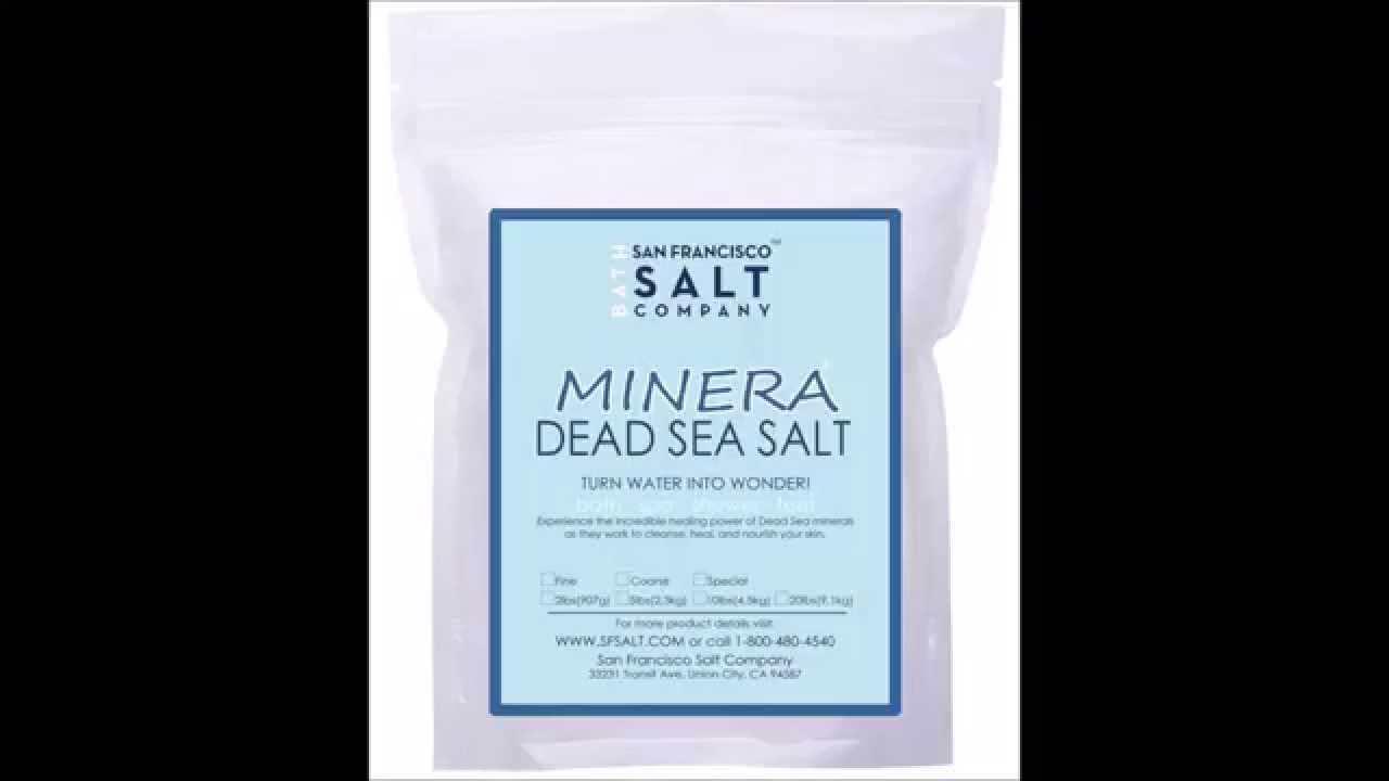 Minera Dead Sea Salt Bulk 5lb Bag Fine Grain, 100 Certified Pure and