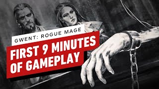 The First 9 Minutes of Gwent: Rogue Mage Gameplay