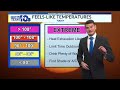 Adam's Monday noon forecast