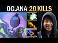 OG.ANA EPIC FACELESS VOID WITH 20 KILLS - DOTA 2 PRO GAMEPLAY