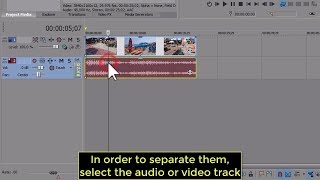 How to separate video and audio in Vegas Pro 14 - Tutorial How to separate video and audio in Vegas Pro 14 - Tutorial