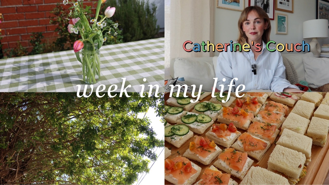 week in my life! (Catherine’s Couch conversation, eyebrow lamination, Saturn Returns aren’t scary)