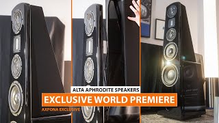 Exclusive LOOK at the NEW Alta Audio Aphrodite High-End Audiophile Speakers for Home! @AXPONA