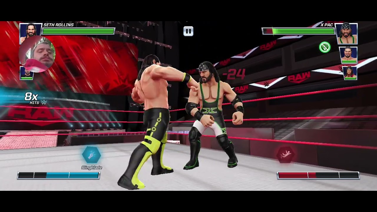 Justin seemann wwe mayhem game play - YouTube
