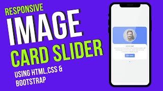 Build A Responsive Image Card Slider Using HTML, CSS & BOOTSTRAP | CodeWithInshal