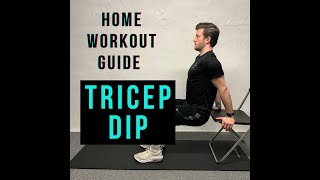 How to Tricep Dip BASIC BREAKDOWN - Home Workout Guide