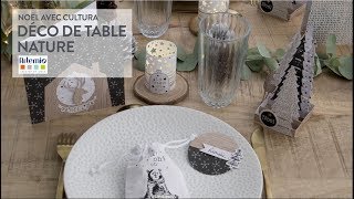 DIY créatif : Déco de table nature - Noël Hygge