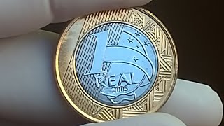 Dobro o Valor e pago R$ 3.500,00 nessa moeda de um Real !!!!! Monedas Rarity!!!