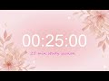 25 Minutes Deep Work | AI Study Timer