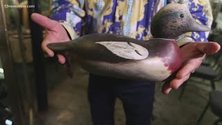 Million-dollar duck decoy auction