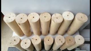 Auto Feeding CNC Lathe for Small Sqaure & Round Wood Turning
