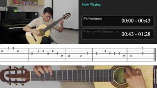 Jasmine Flower - ABRSM Guitar Grade 1 List A:1 + Guitar Tab