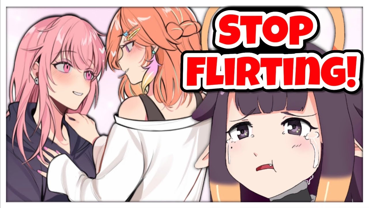 Ina gets Ignored by Calli and Kiara's Flirting Session