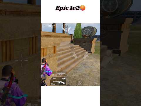 Epic 1v2 Clutch 😈🔥 #1v2clutch #epic