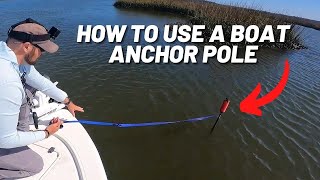 How To Use A Boat Anchor Pole [Boat Stick]