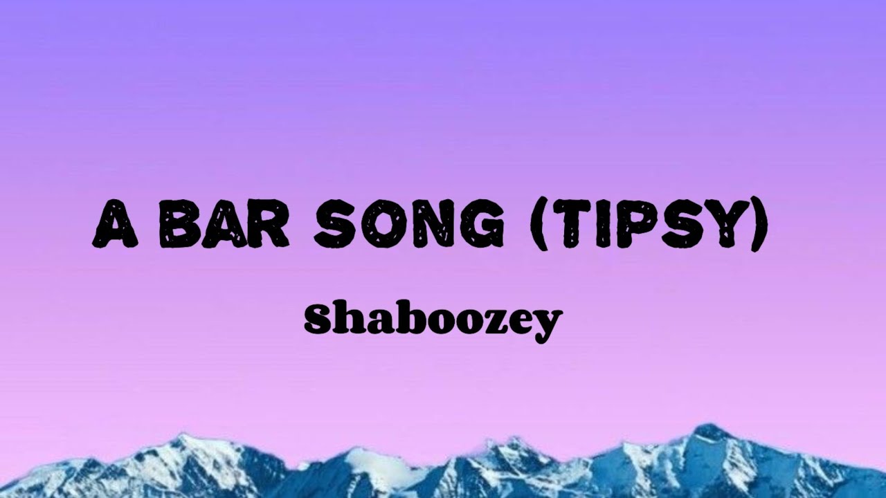 Shaboozey - A bar song (Tipsy) (lyrics) Shaboozey - A bar song (Tipsy) (lyrics)
