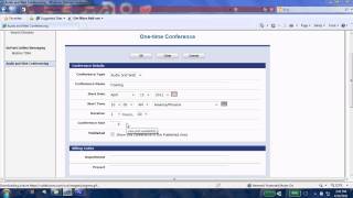 Career Overview Part 1. Audio and Web Conference "Scheduling"