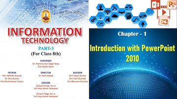 Introduction with PowerPoint 2010 | Chapter 1 | Class 8 | Information Technology |Vidya Mandir