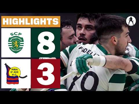 Sporting vs Riba d'Ave (8-3) | HIGHLIGHTS CN PLACARD