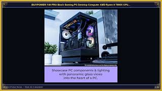 Review: iBUYPOWER Y40 PRO Black Gaming PC Desktop Computer | Y40BA9N57T01 | AMD Ryzen 9 7900X CPU