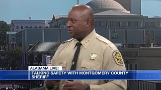 Talking safety with Montgomery Co. Sheriff Derrick Cunningham