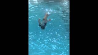 Jaxon Edwards 1st Diving Board Jump