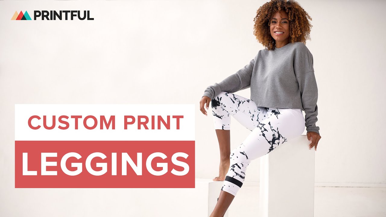 Custom Print On Demand Leggings: Printful 
