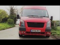 ford transit self build camper van, build log