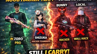 😡 NOOB HACKER TEAM + 2 WALL HACKERS 😭 | UNFAIR MATCH 💀