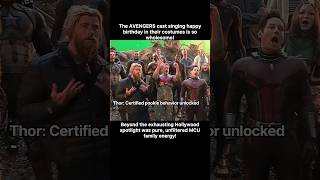 The Avengers Cast Singing Happy Birthday On Set Feels So Nostalgic🤍