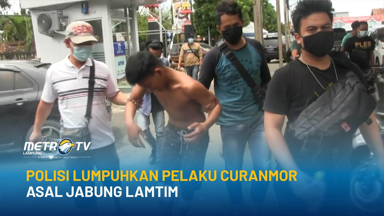 Polisi Lumpuhkan Pelaku Curanmor Asal Jabung Lampung Timur