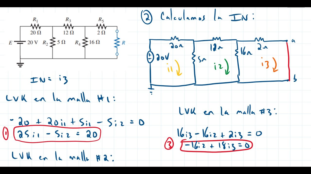 TEOREMA DE NORTON - EJERCICIO #4 RESUELTO PASO A PASO - YouTube