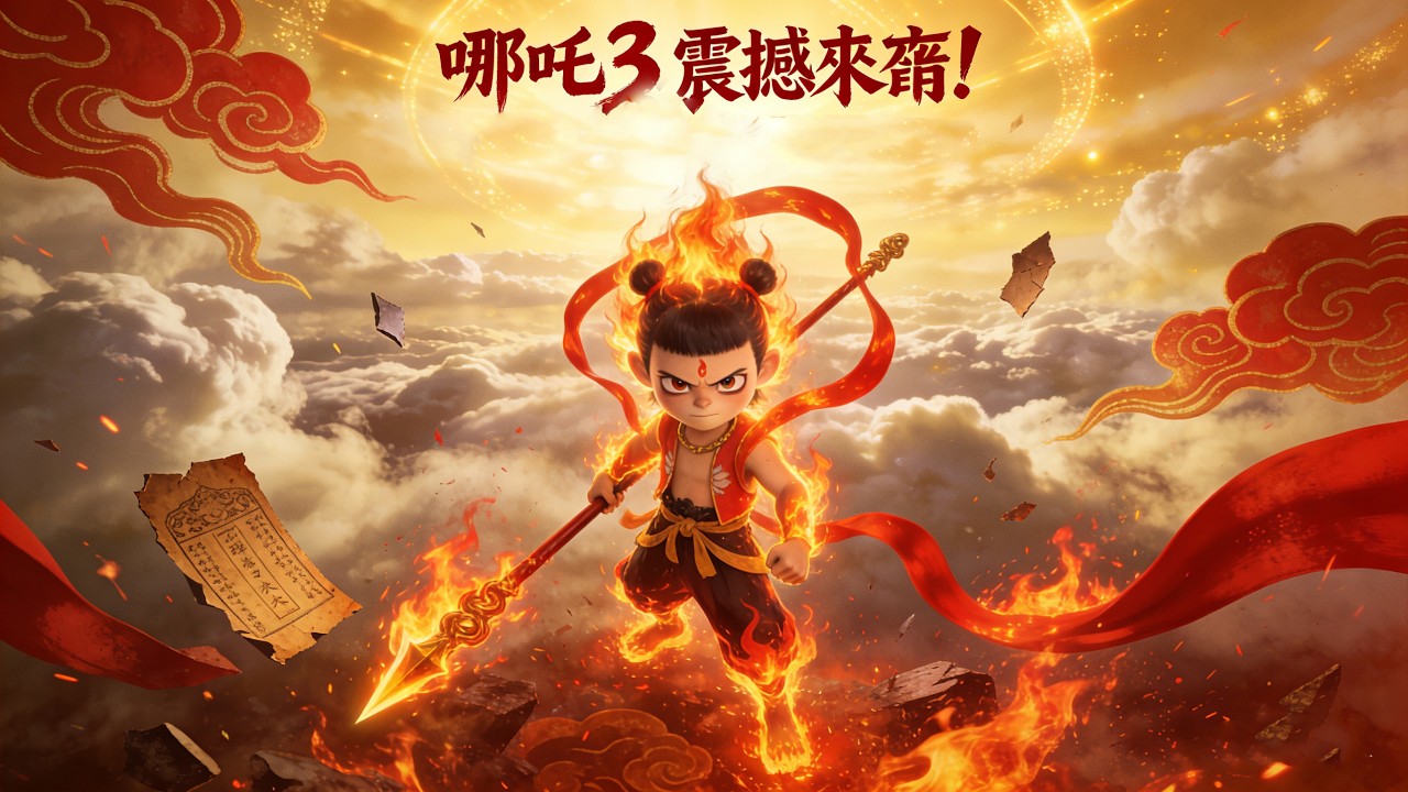 【2026 春節檔大片】哪吒 3 震撼來襲！魔童逆天再戰，續寫國漫封神傳奇~ | 奇幻/冒险 |暴風雨電影院 #動作電影 #春节 #電影 #哪吒3 #哪吒 #饺子