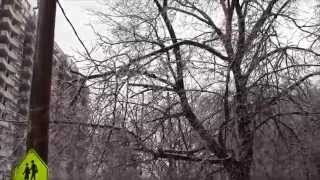 Beginning of Ice Storm in Toronto - December 21st, 2013