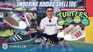 Unboxing Adidas Shelltoe Teenage Mutant Ninja Turtles, Shredder, and Splinter! The New Samba?