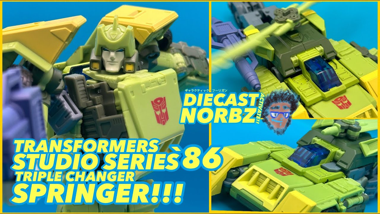 トランスフォーマー　スプリンガー スタジオシーリズ 86 Transformers Studio Series 86 TRIPLE CHANGER Leader Class