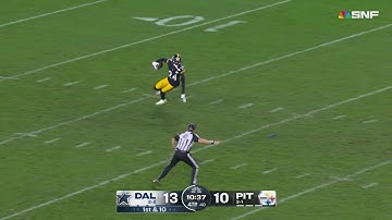 Joey Porter with the third turnover for the Steelers