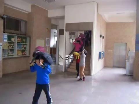 篤行國小104學年下學期地震避難逃生演練