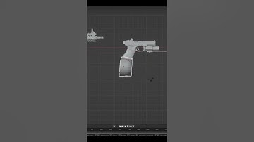 Making A Custom GTA 5 / FiveM ARP & Glock 🥶🔥😤 #Shorts #GTA5 #GTAV #GTARP #FiveM #Blender