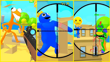 Giant Wanted Hero Sniper 3D L10-12, New Android Games Gameplay 2023 Walkthrough ios Simulato‪r