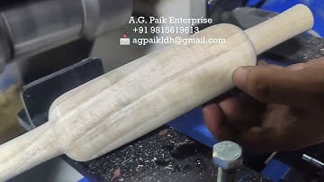 Wood belan making machine | 4 Different shape of handle on same Machine|  A.G. PAIK