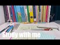 STUDY WITH ME 2hrs | Background noise,no music,no break | ASMR | real time|motivation