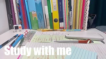 STUDY WITH ME 2hrs | Background noise,no music,no break | ASMR | real time｜motivation