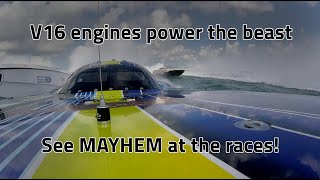 Massive V16 engines encounter mayhem in Key West