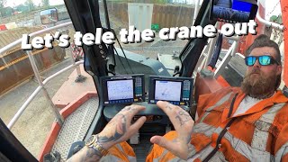 Let’s tele the crane out